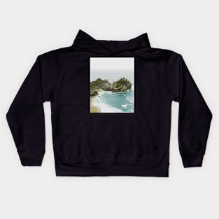 California beach, Ocean, Coast, Beach art, Water Kids Hoodie